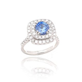 Sapphire Diamond Ring