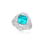 Cushion Paraiba Ring