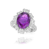 Purple Sapphire Cocktail Ring