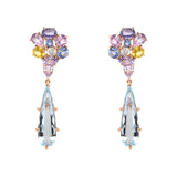Prism Floral Raindrop Earrings