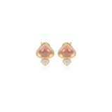 Trisolina Rose Quartz Earrings
