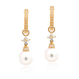 Akoya Pearl Drop Charms