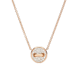 Pom Pom Necklace with pendant
