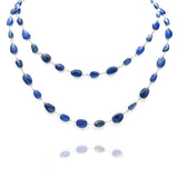 Sapphire and Diamond Beaded Necklace