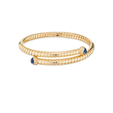 Trisolina Bypass Cabochon Sapphire Bracelet