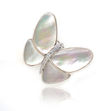 Estate Mother of Pearl Butterfly Pin