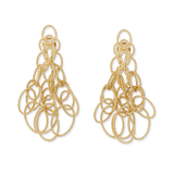 HAWAII PENDANT EARRINGS IN YELLOW GOLD