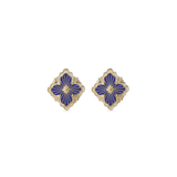 OPERA TULLE BUTTON EARRINGS IN YELLOW GOLD