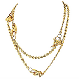 Estate Cartier Animal Station Necklace
