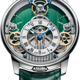 Time Pyramid 42.5 Platinum Malachite