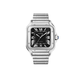 Cartier Santos Black Dial Large Model