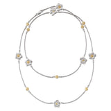 BLOSSOMS SILVER AND VERMEIL NECKLACE