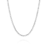 10 Carat Three Prong Diamond Tennis Necklace