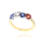 Sapphire Cairn Ring