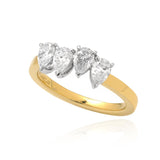 Pear Cut Pathway Ring
