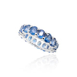 Prism Sapphire Eternity Ring