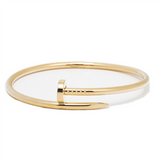 Cartier Just En Clou (nail) Yellow Gold 18 Karat Hinged Bangle Bracelet