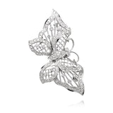 Diamond Butterfly Brooch