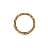 WHITE AND YELLOW GOLD ETERNELLE BAND WITH DIAMONDS SCACCHI STYLE
