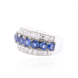 Sapphire and Diamond Ring