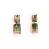 Watermelon Tourmaline Drop Earrings