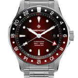 Supermarine 300m GMT SS Red&Black Bracelet