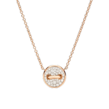 Pom Pom Necklace with pendant