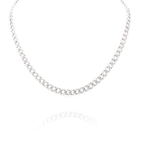 Pave Curb Link Necklace