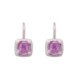 Pink Sapphire Earrings