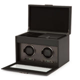 Axis Double Watch Winder With Storage
