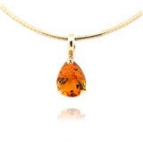 Estate Gold Citrine Pendant