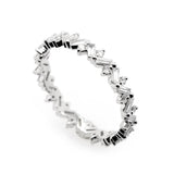 Cairn Petite White Gold Eternity Band