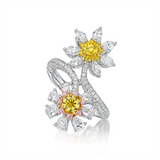 Flower Bypass Ring