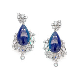 Chandelier Sapphire Diamond Earrings