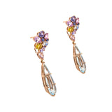 Floral Raindrop Earrings