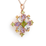 Pastel Geometric Pendant