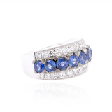 Sapphire and Diamond Ring