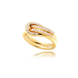 Diamond Loop Ring