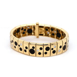 Michael Bondanza 18 Karat Yellow Gold Link Bracelet