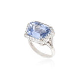 Violet Blue Sapphire Ring