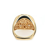 Pavé Diamond Signet Ring