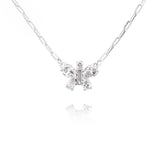 Diamond Butterfly Pendant
