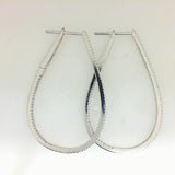 18k white Gold  Diamond Inside