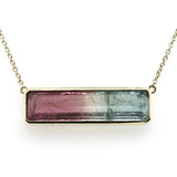 Tourmaline Bar Necklace