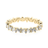 Cairn Yellow Gold Diamond Eternity Band