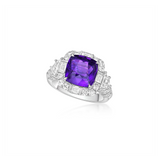 Violet Sapphire Cocktail Ring