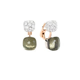NUDO TOI ET MOI PRASIOLITE EARRINGS