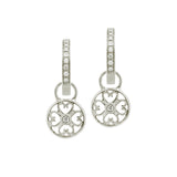 SIGNATURE SMALL EARRING CHARMS White Gold