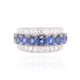 Sapphire and Diamond Ring