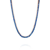 38.61 Carat Sapphire Riviera Necklace